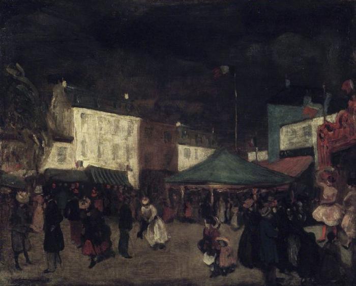 William Glackens The Country Fair Spain oil painting art